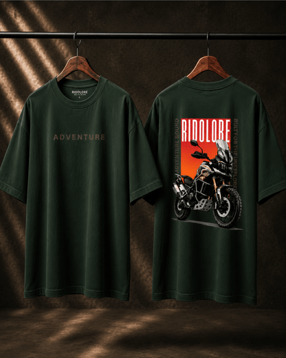 RIDOLORE ADVENTURE EDITION -Unisex Terry Oversized Tee
