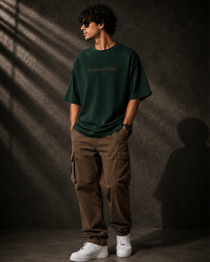 RIDOLORE ADVENTURE EDITION -Unisex Terry Oversized Tee