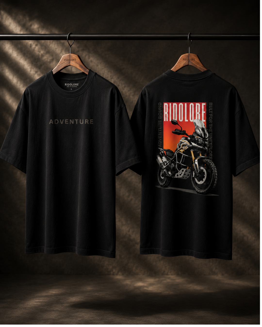 RIDOLORE ADVENTURE EDITION -Unisex Terry Oversized Tee