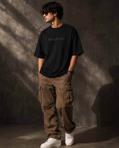 RIDOLORE ADVENTURE EDITION -Unisex Terry Oversized Tee