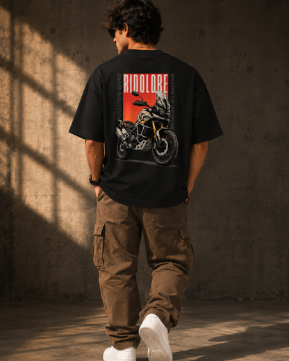 RIDOLORE ADVENTURE EDITION -Unisex Terry Oversized Tee