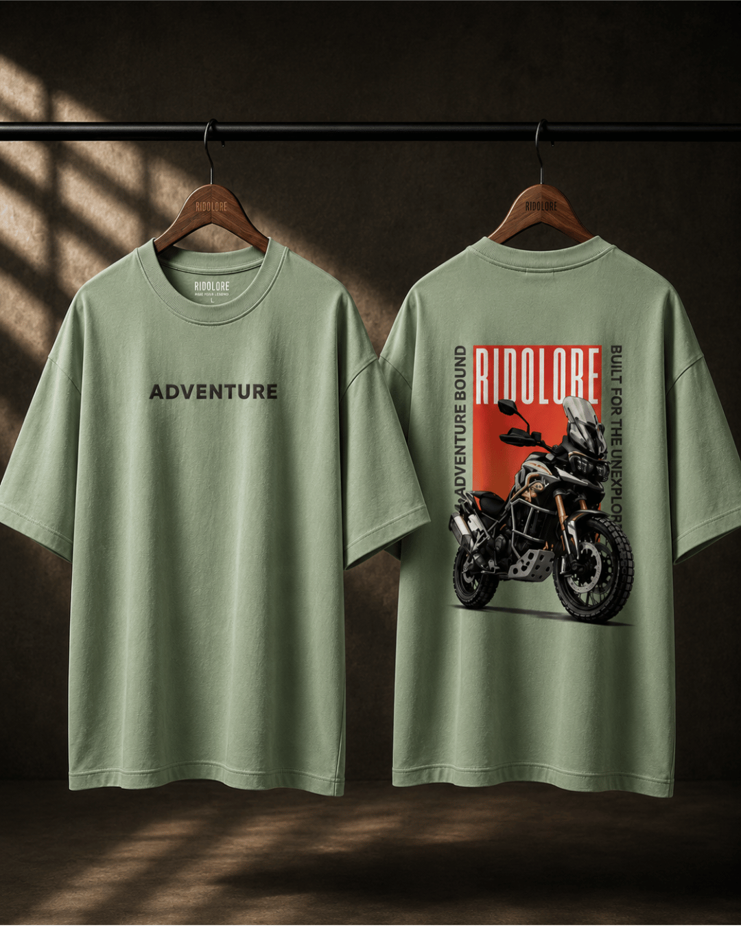 RIDOLORE ADVENTURE EDITION -Unisex Terry Oversized Tee