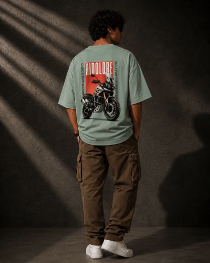 RIDOLORE ADVENTURE EDITION -Unisex Terry Oversized Tee