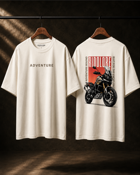 RIDOLORE ADVENTURE EDITION -Unisex Terry Oversized Tee