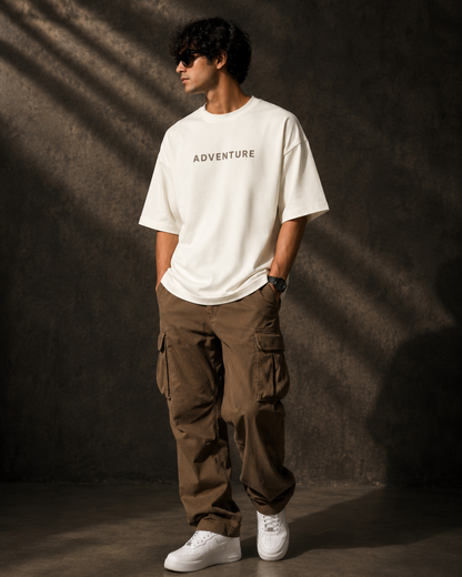 RIDOLORE ADVENTURE EDITION -Unisex Terry Oversized Tee