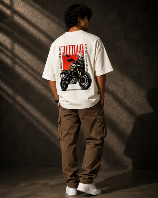 RIDOLORE ADVENTURE EDITION -Unisex Terry Oversized Tee