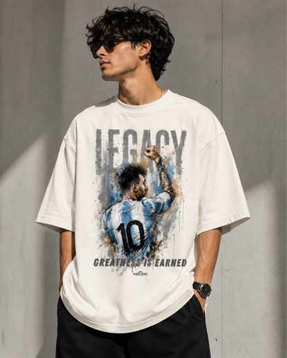 WORLD CUP LM10 Edition - Unisex Terry Oversized Tee