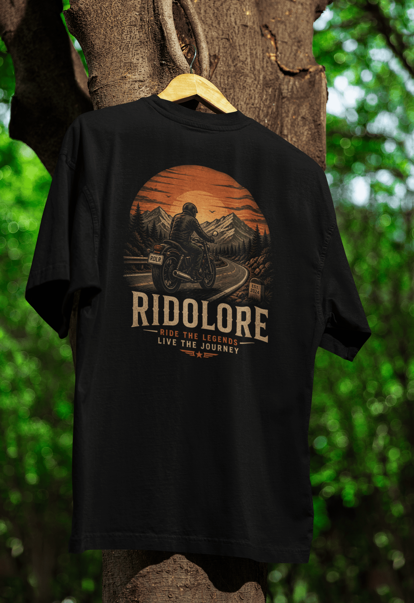Ridolore “Before Sunrise” Road Stories Tee ridolore Black S 