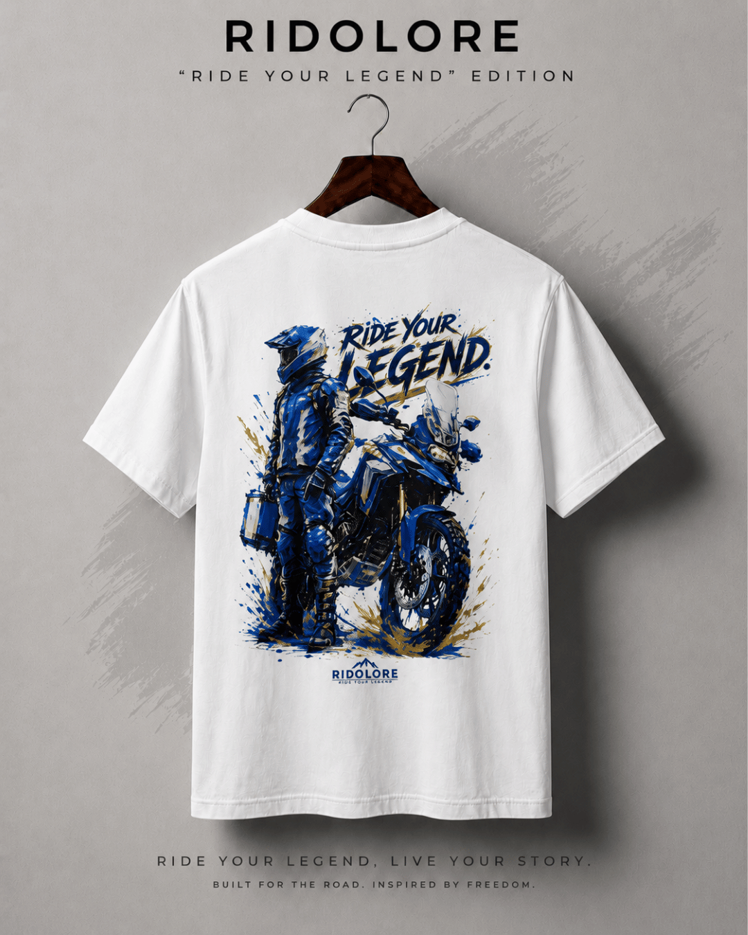 RIDOLORE RIDE YOUR LEGEND - Unisex Stretch Tees