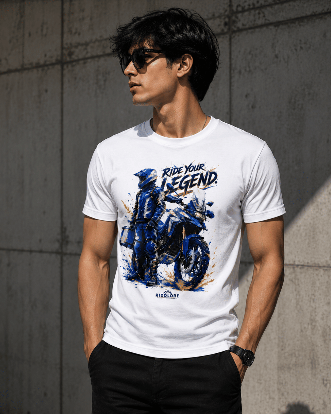 RIDOLORE RIDE YOUR LEGEND - Unisex Stretch Tees