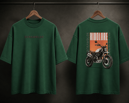 RIDOLORE SCRAMBLER EDITION - Unisex Terry Oversized Tee